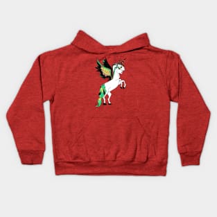 The four headed unicorn Kids Hoodie